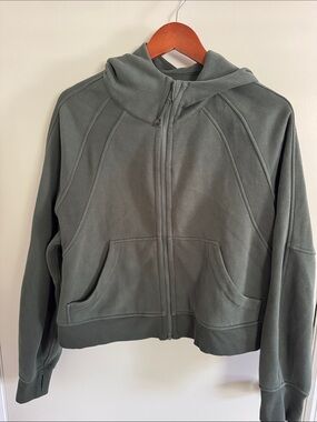 Lululemon Scuba Oversized Full Zip - Medium Forest M/L